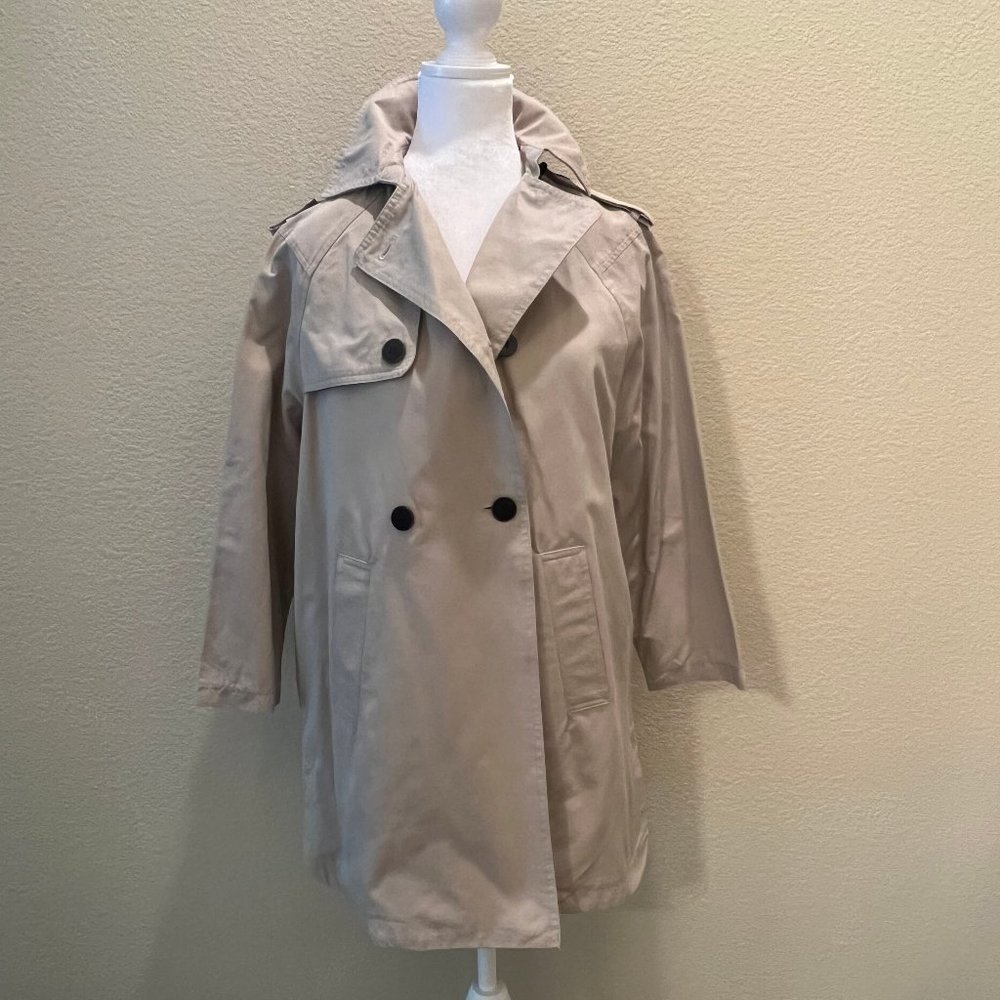 A BRAND NEW Zara Hoodie Khaki Trench Coat